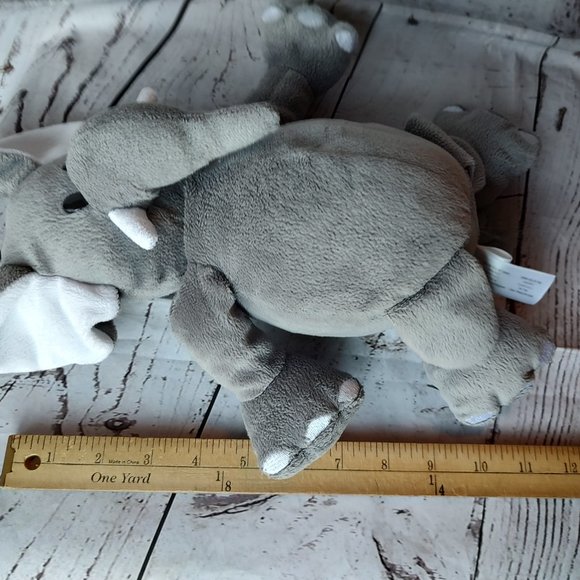 Animal Adventure plush elephant stuffed animal toy 10" - Picture 7 of 7